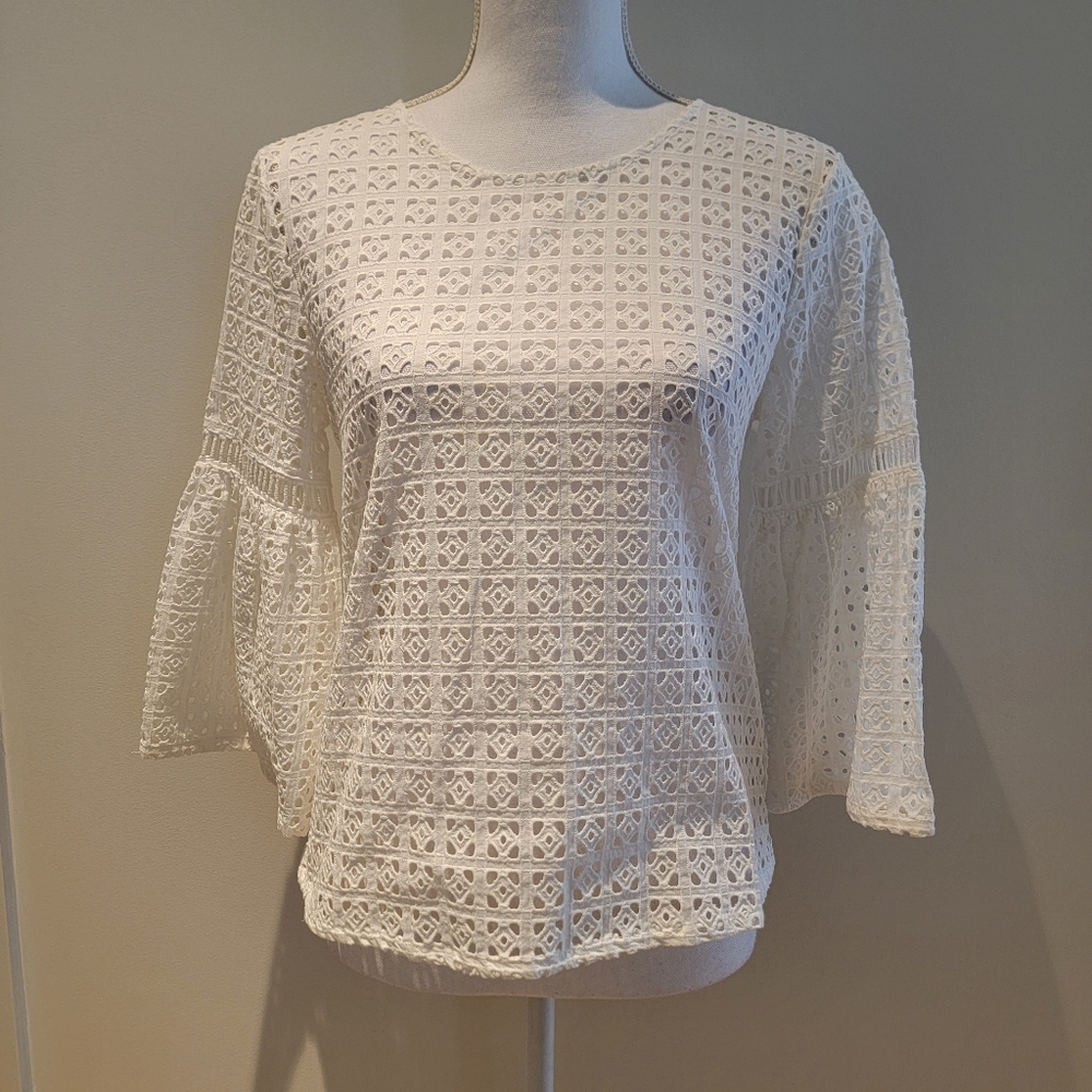 ❤️JOE'S SUMMER WHITE BLOUSE